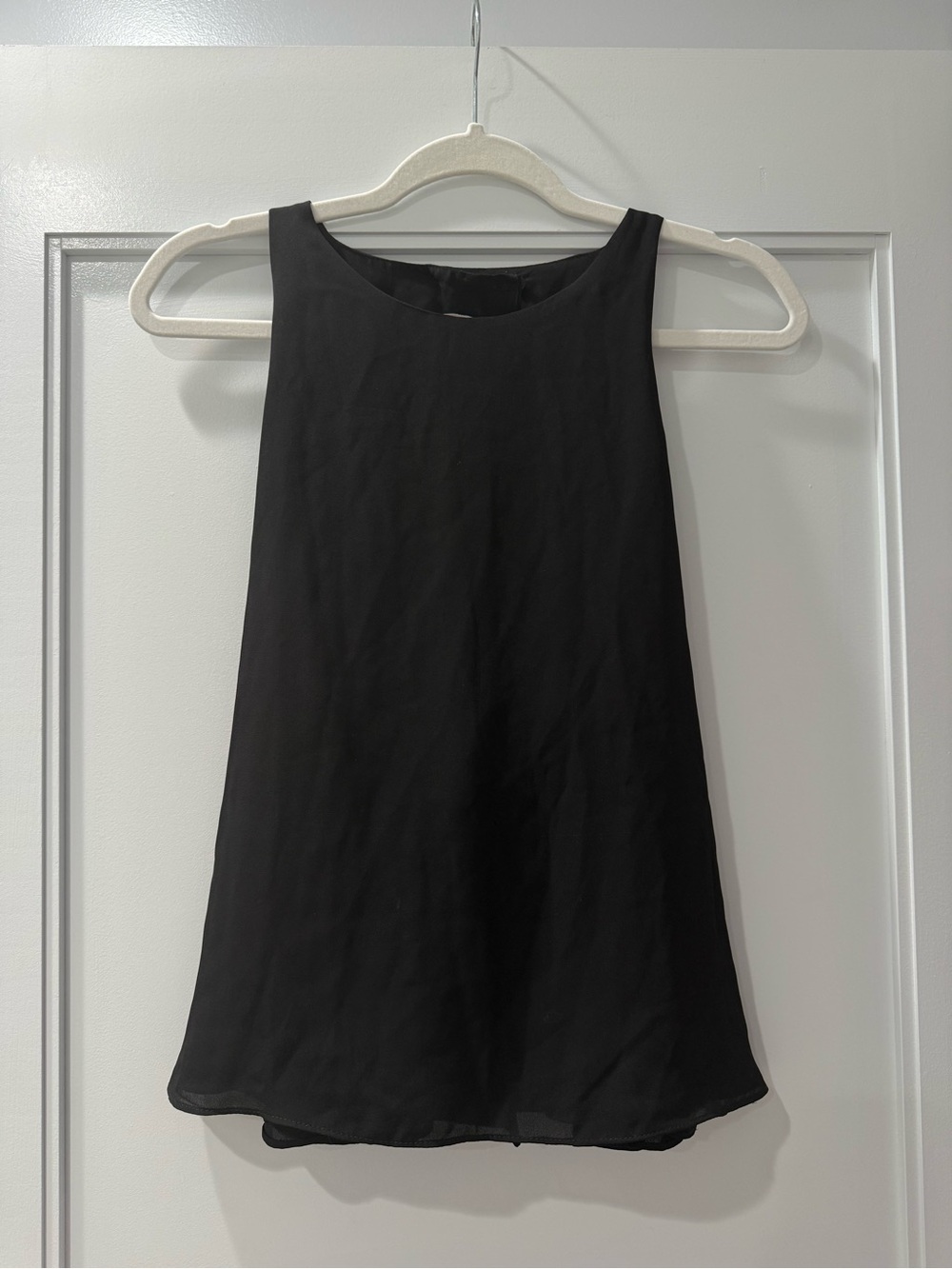 Zara Classic Black Sleeveless Women's Top